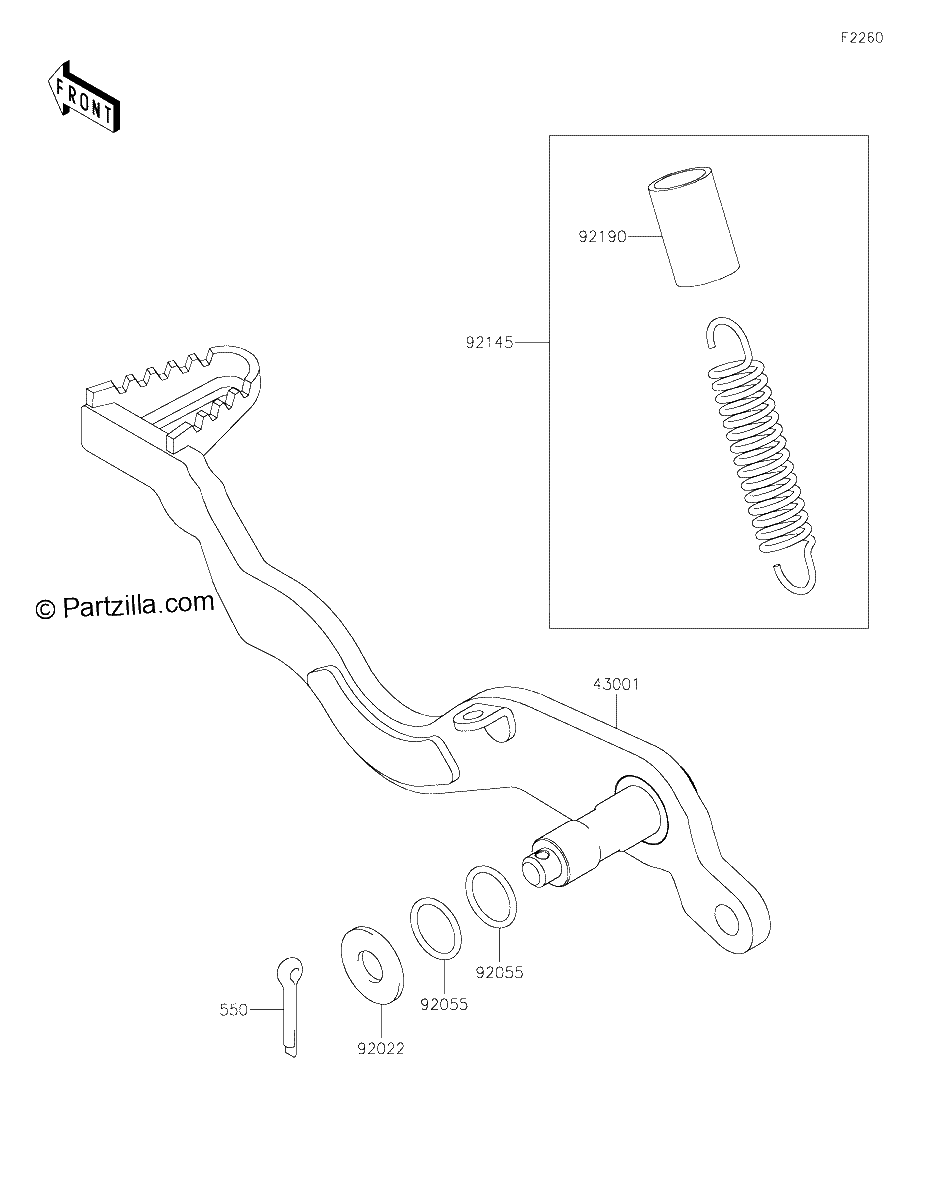 Diagrama de BRAKE PEDAL