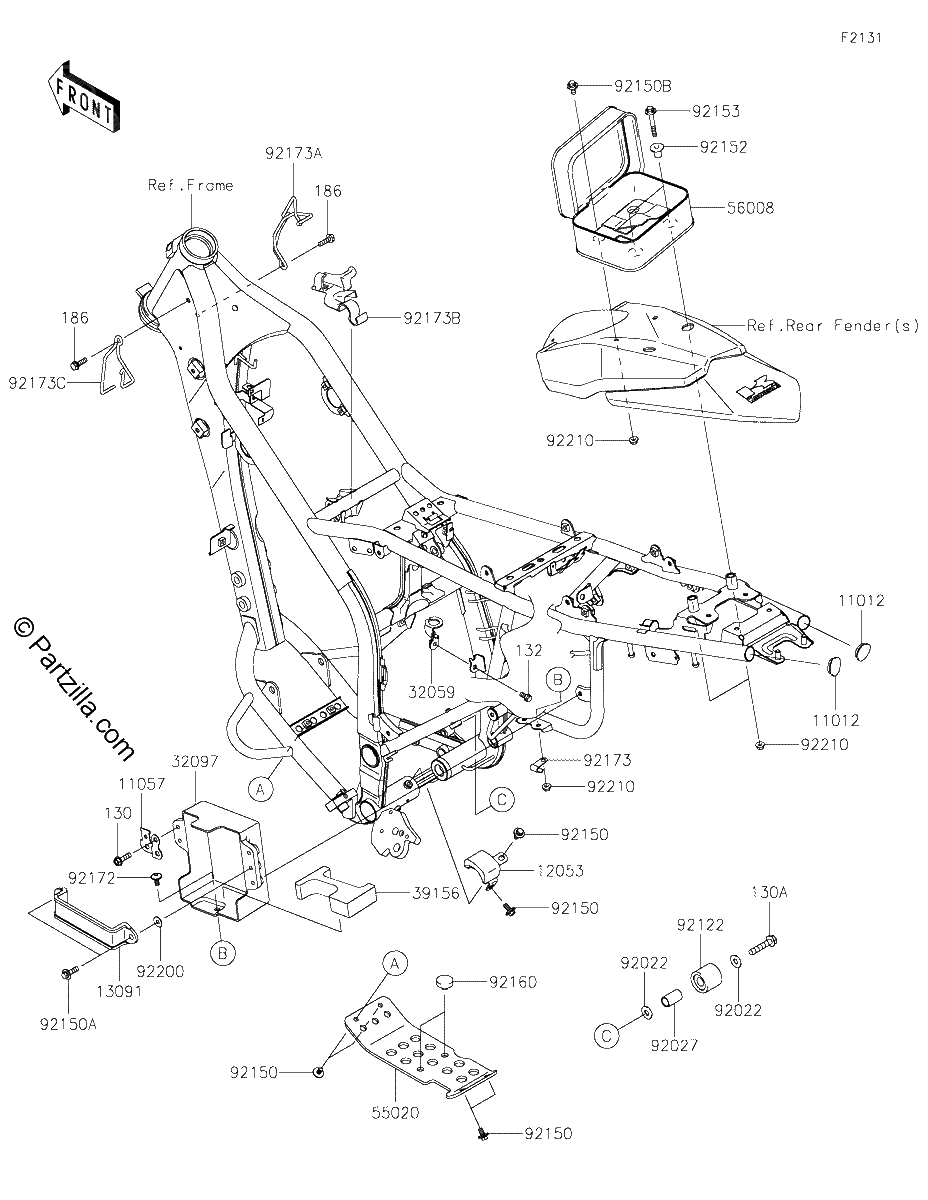 Diagrama de FRAME FITTINGS