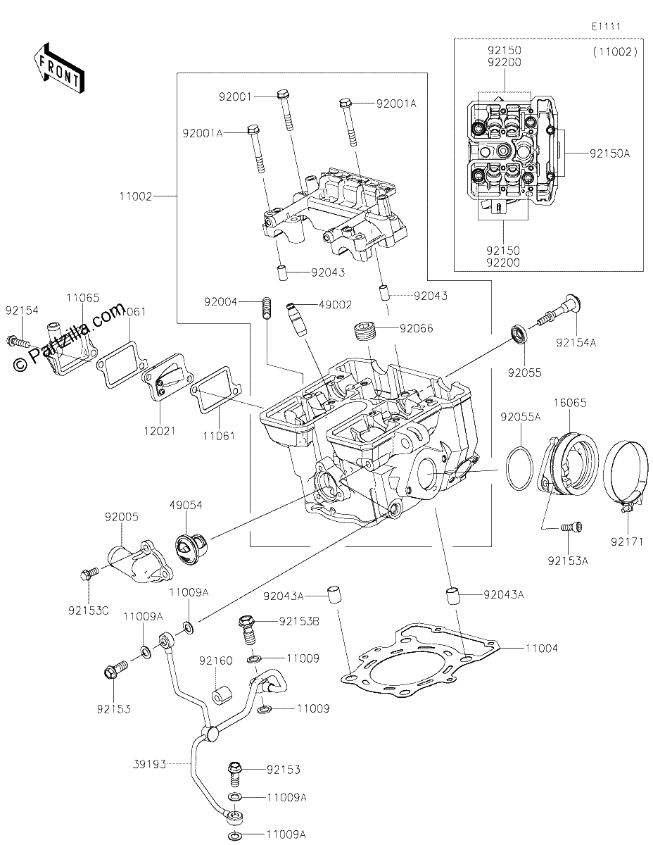 Diagrama de CYLINDER HEAD