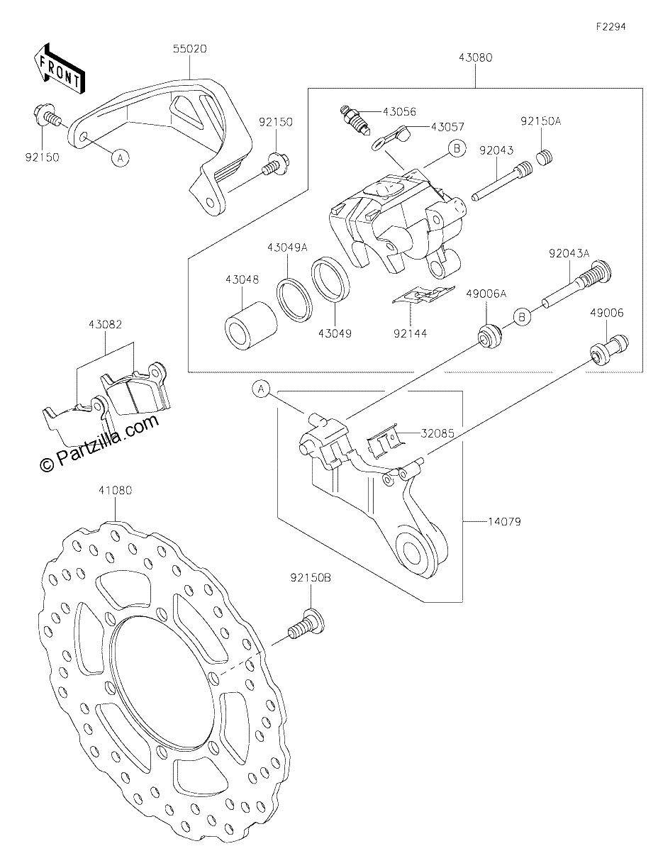 Diagrama de REAR BRAKE