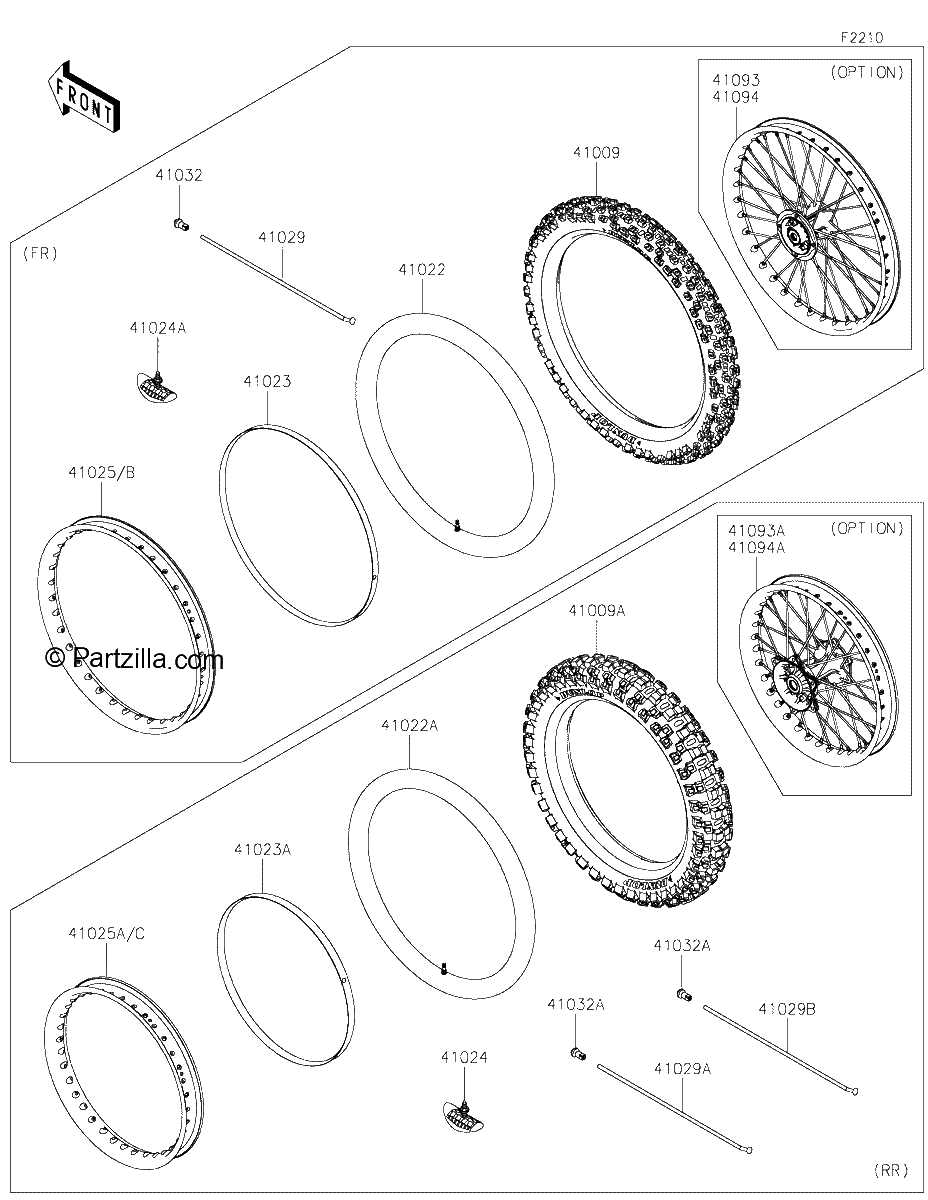 Diagrama de WHEELS TIRES