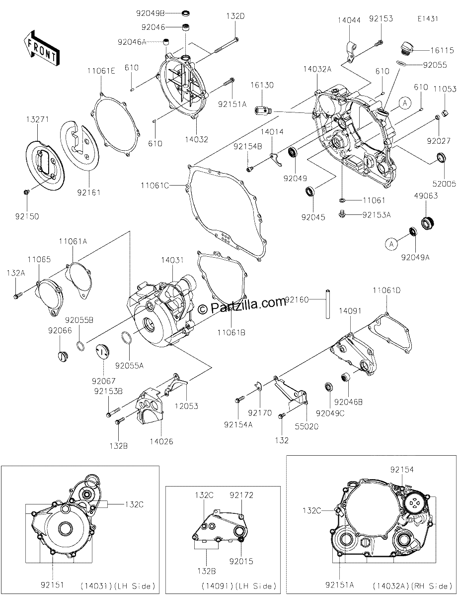 Diagrama de ENGINE COVER S