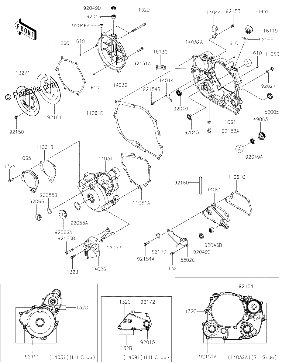 Diagrama de ENGINE COVER S