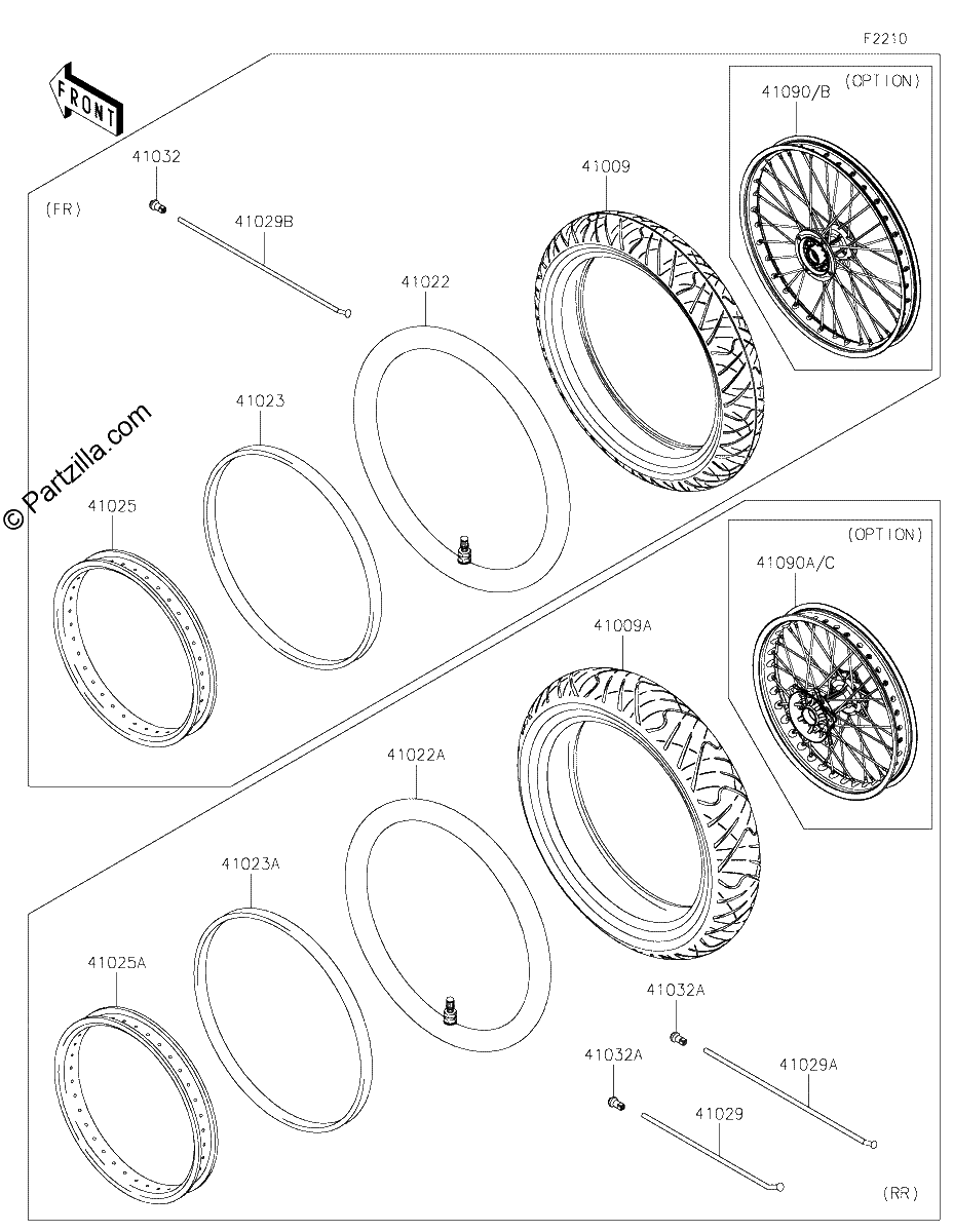 Diagrama de WHEELS TIRES