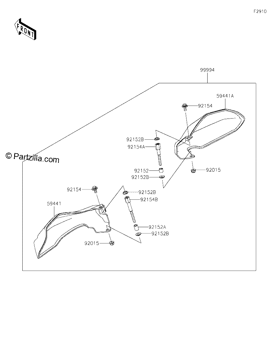 Diagrama de ACCESSORY HANDLE