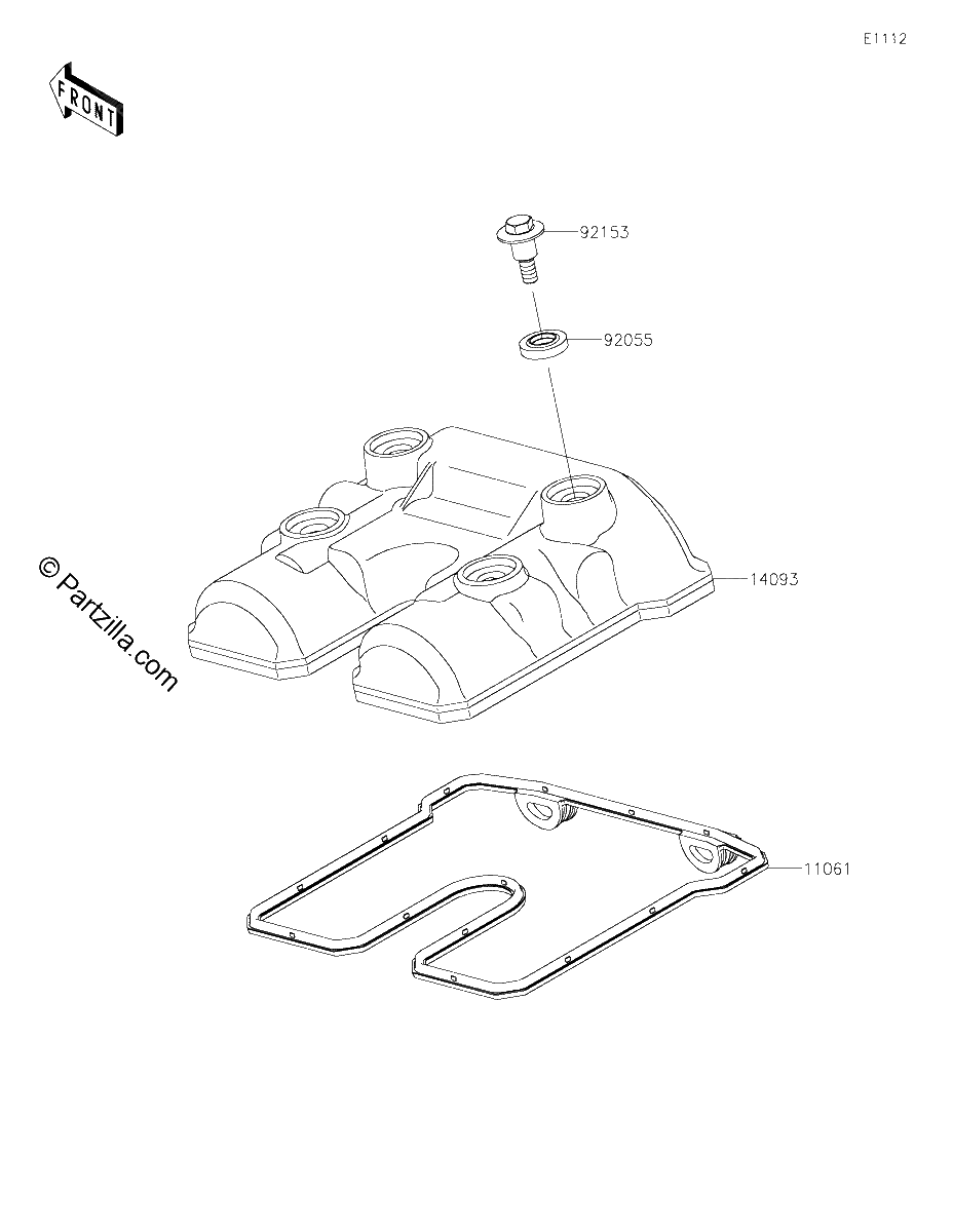 Diagrama de CYLINDER HEAD COVER