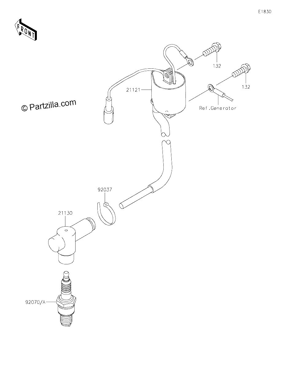 Diagrama de IGNITION SYSTEM