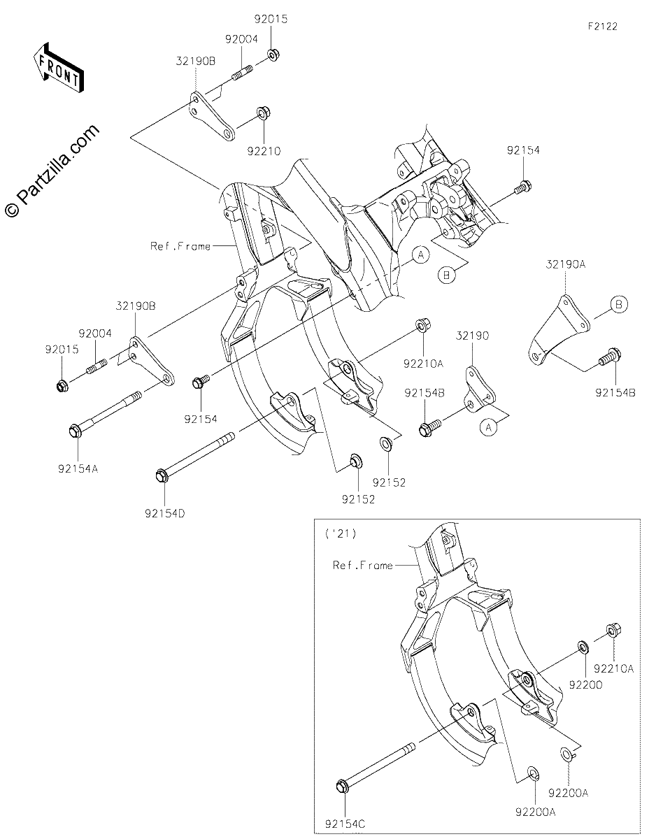 Diagrama de ENGINE MOUNT