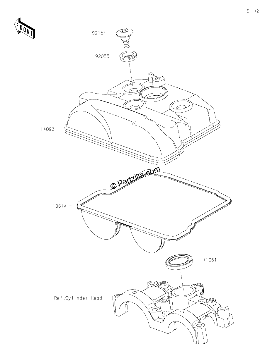 Diagrama de CYLINDER HEAD COVER