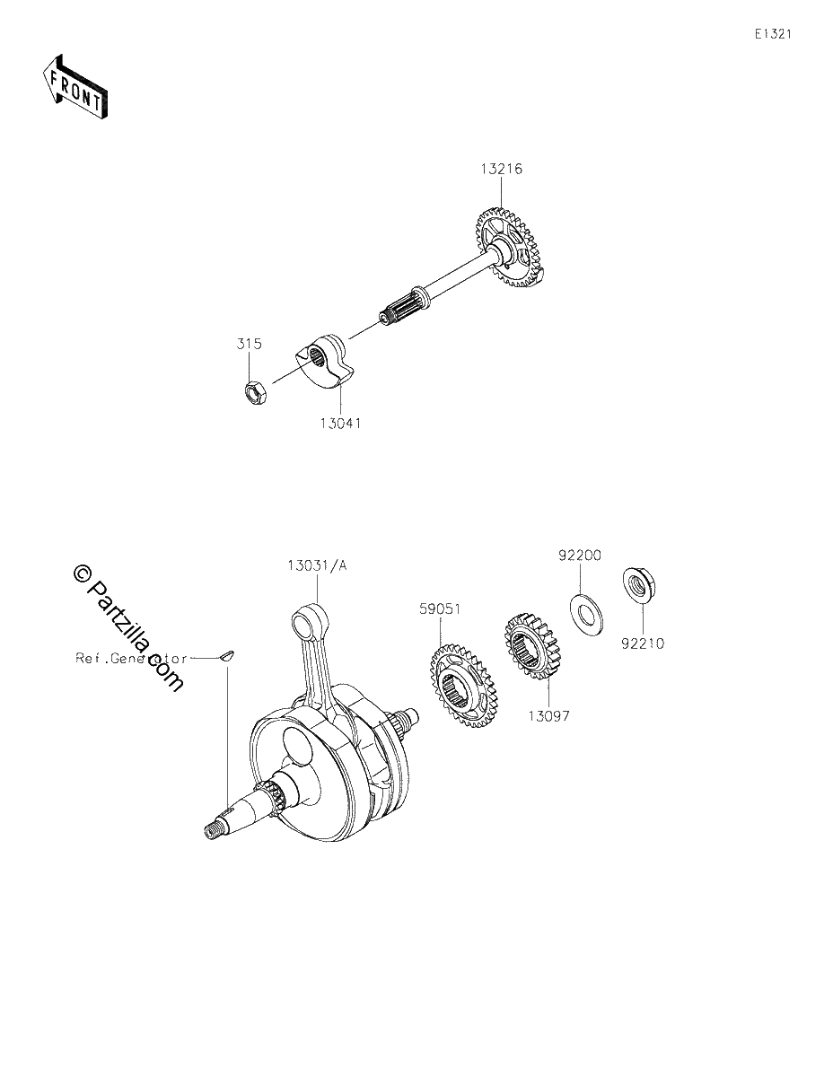 Diagrama de CRANKSHAFT