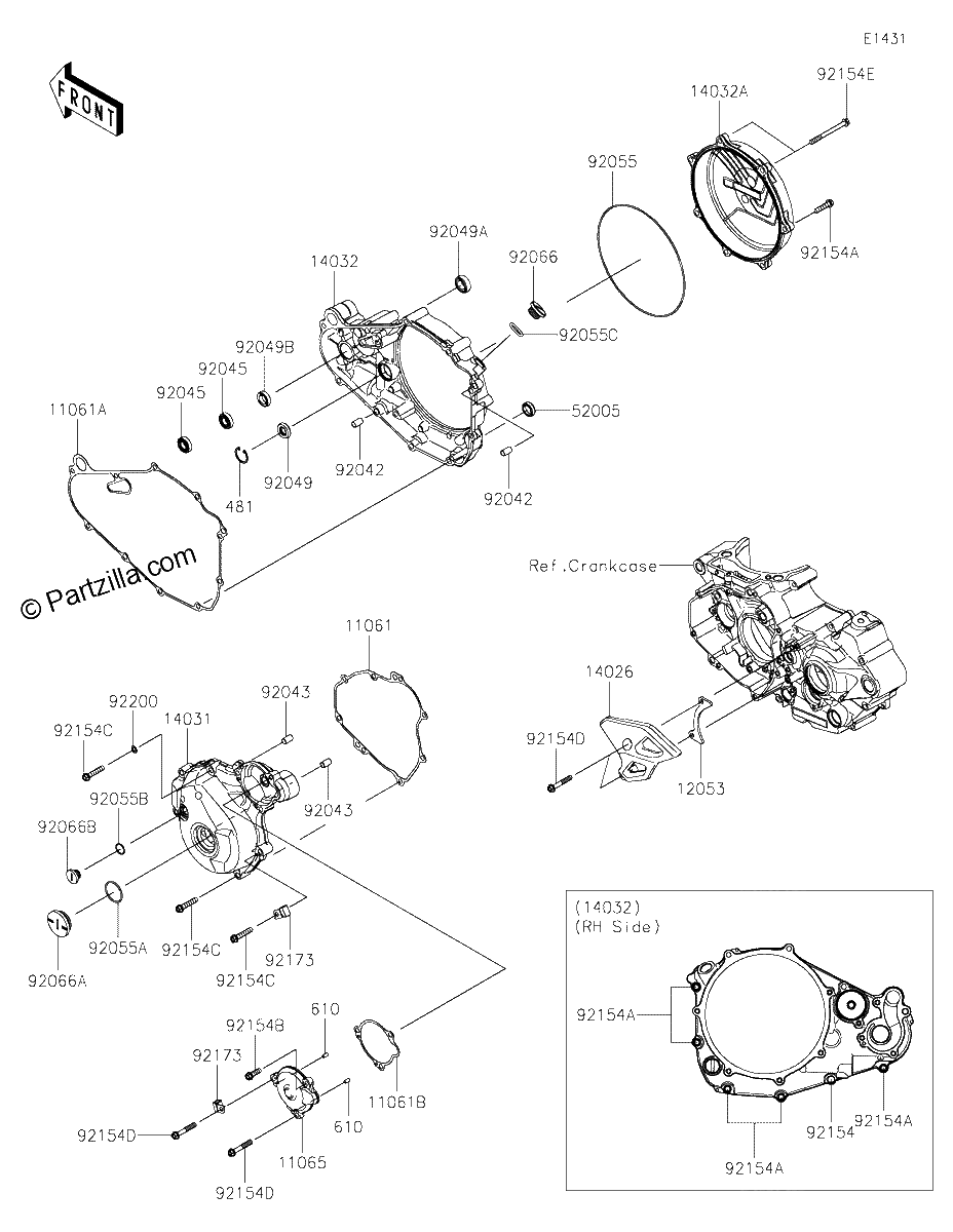 Diagrama de ENGINE COVER S