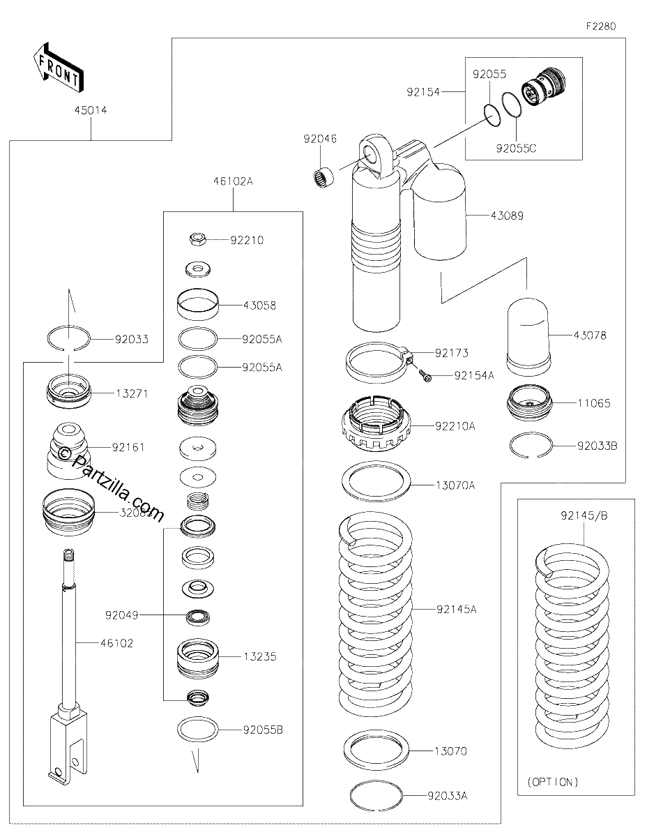 Diagrama de SHOCK ABSORBER S