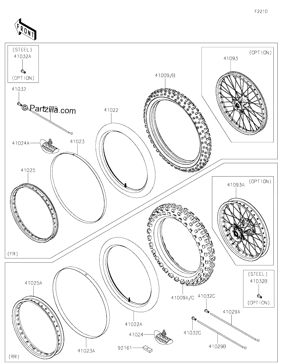 Diagrama de WHEELS TIRES