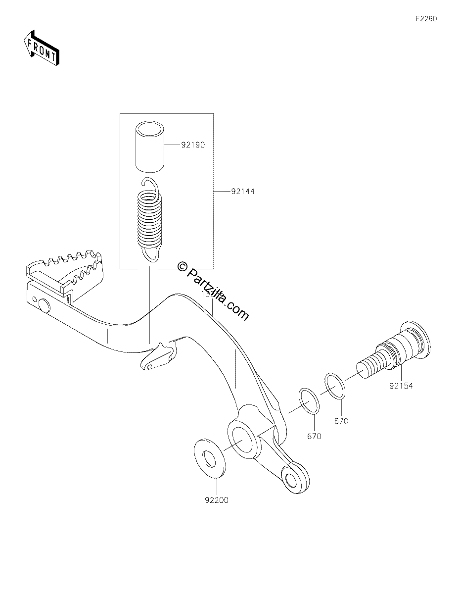 Diagrama de BRAKE PEDAL