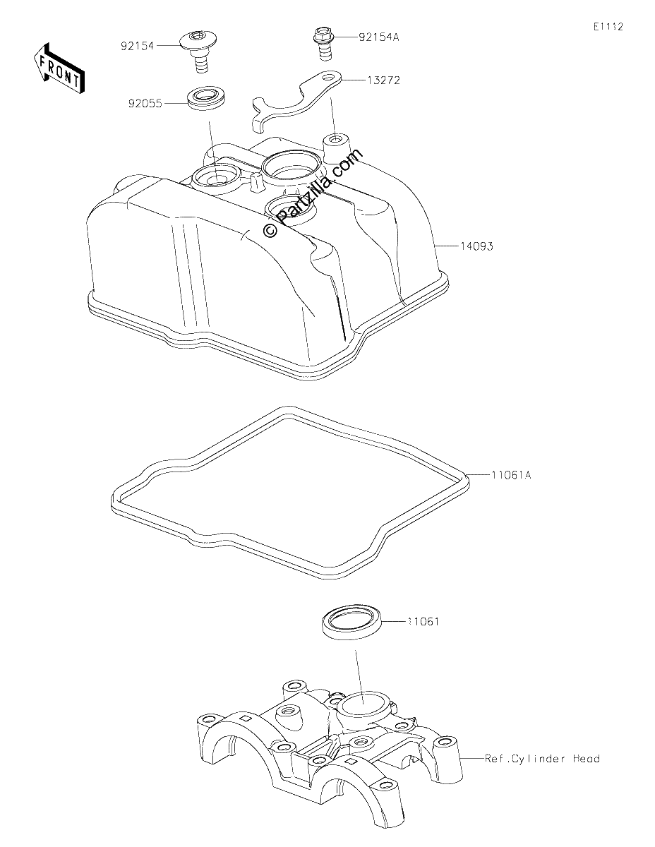 Diagrama de CYLINDER HEAD COVER