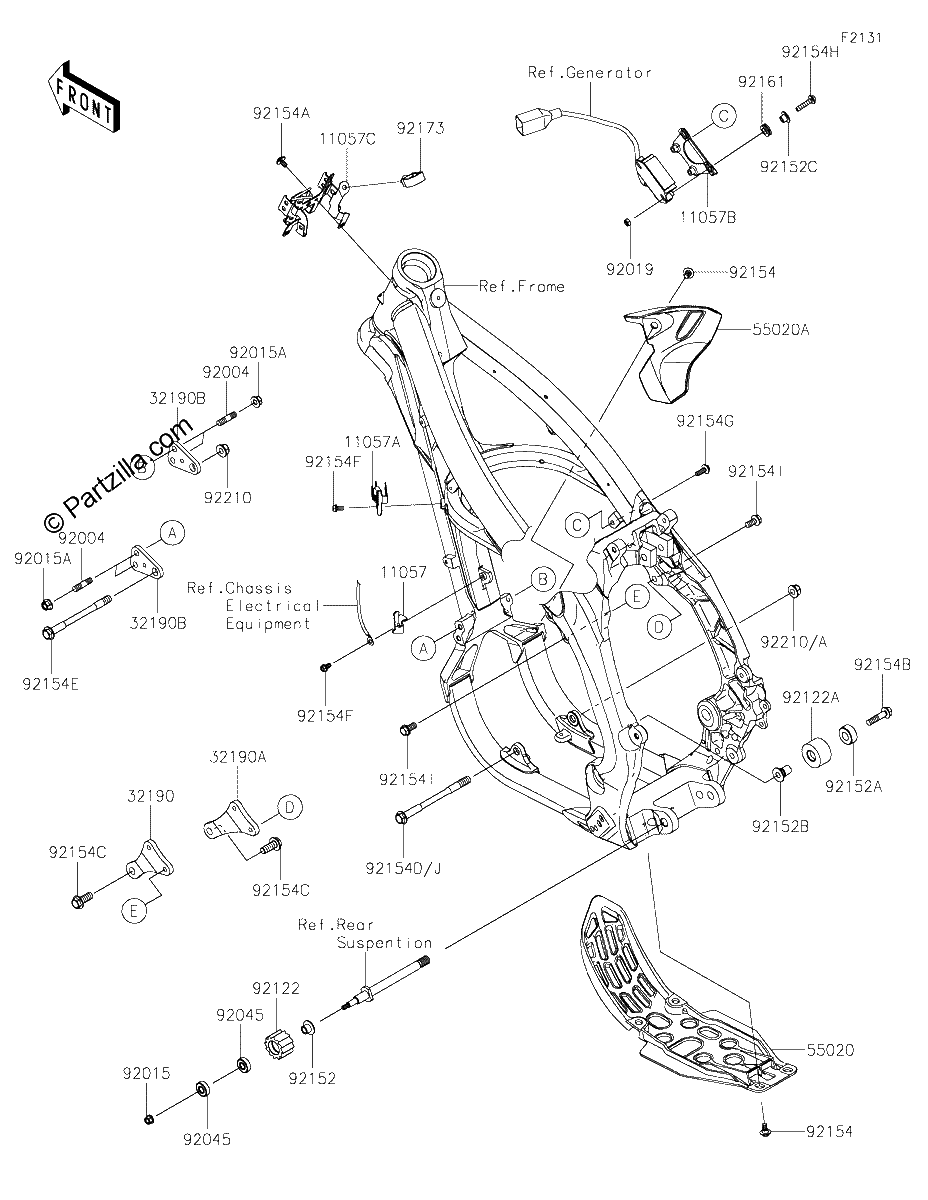 Diagrama de FRAME FITTINGS