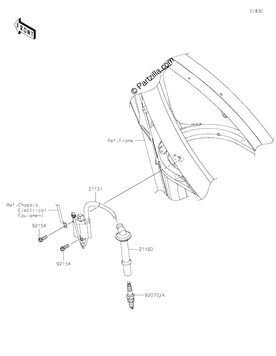 Diagrama de IGNITION SYSTEM
