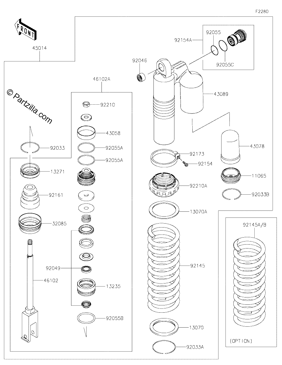 Diagrama de SHOCK ABSORBER S