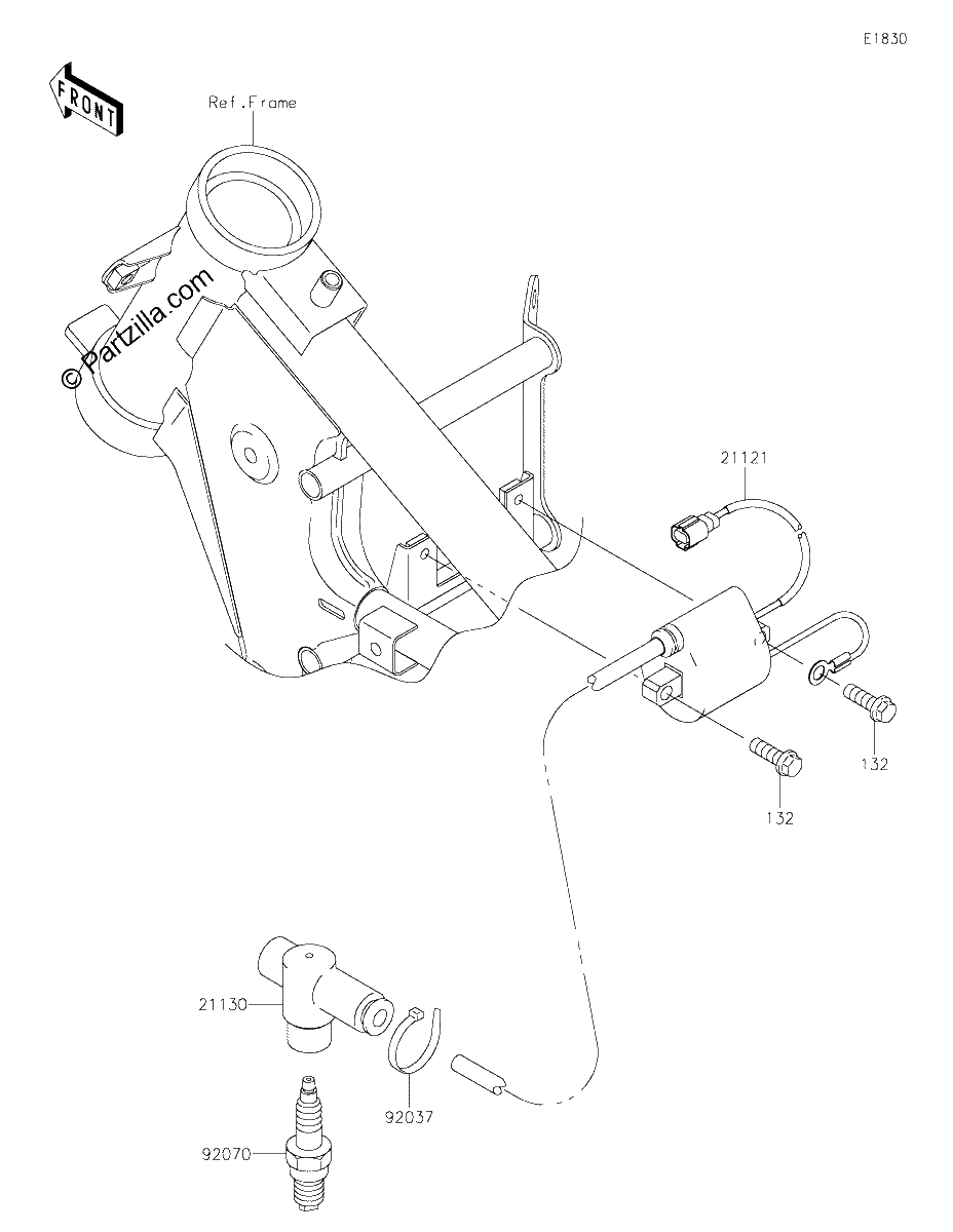 Diagrama de IGNITION SYSTEM