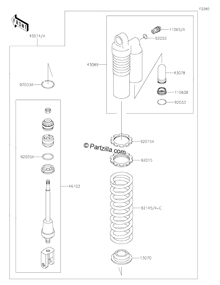 Diagrama de SHOCK ABSORBER S