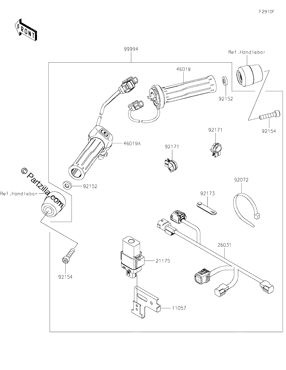 Diagrama de ACCESSORY GRIP HEATER