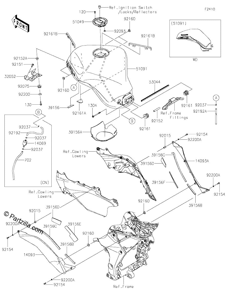 Diagrama de FUEL TANK