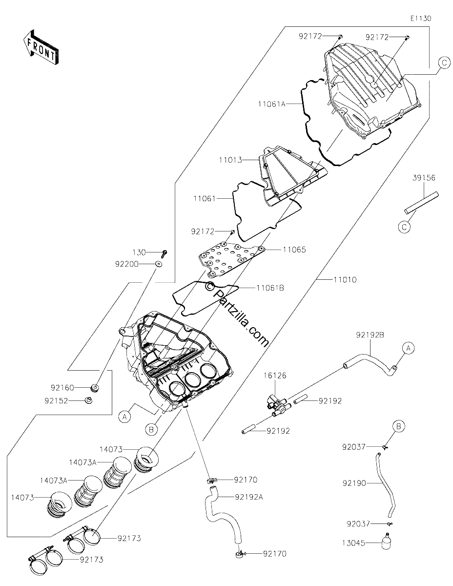 Diagrama de AIR CLEANER