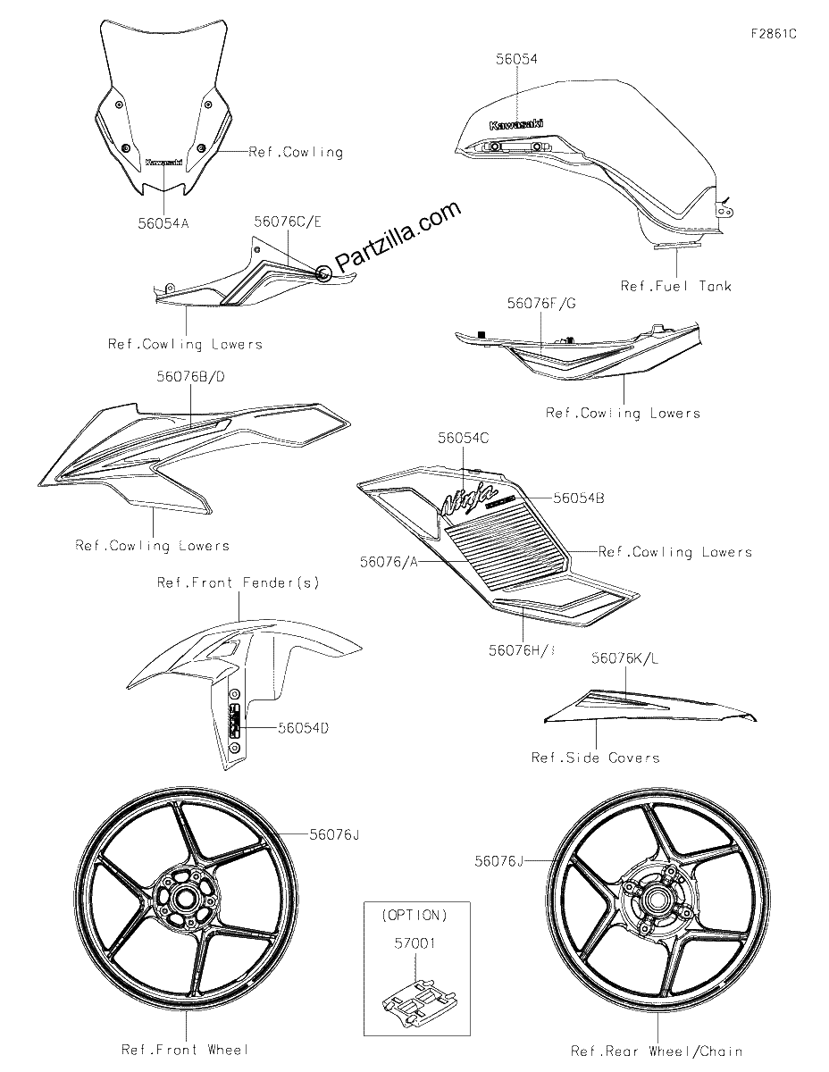Diagrama de DECALS RED KPFAN