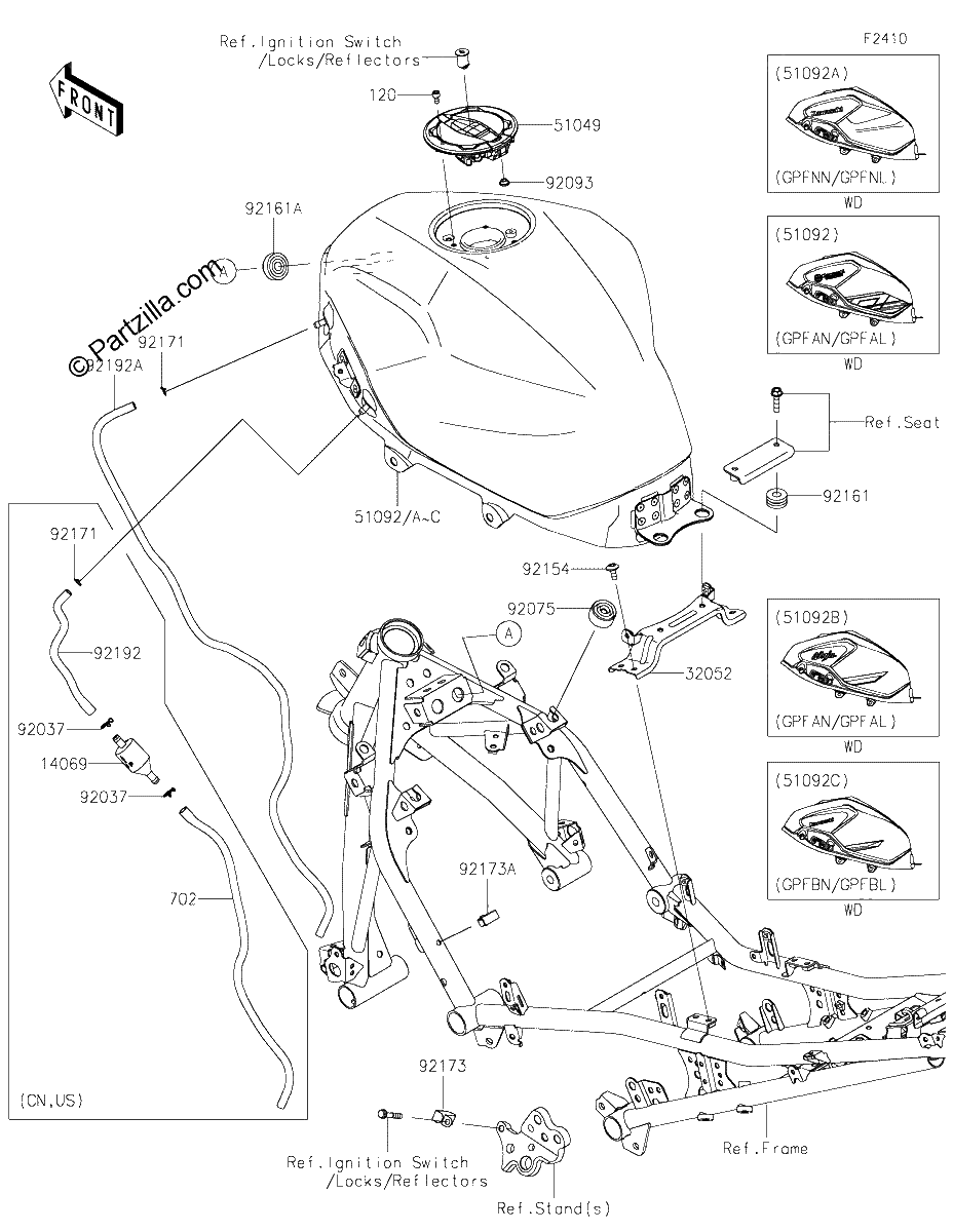 Diagrama de FUEL TANK