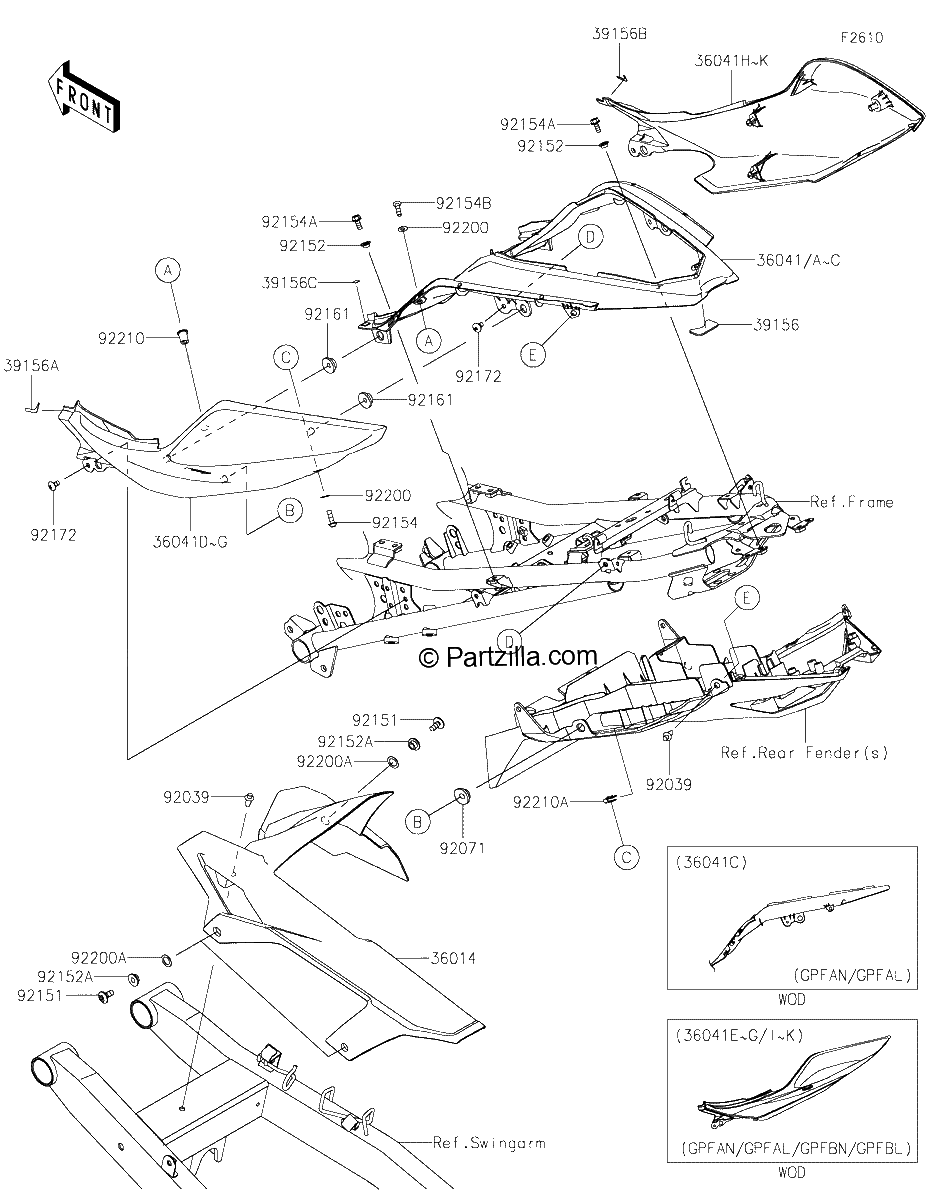 Diagrama de SIDE COVERS CHAIN COVER
