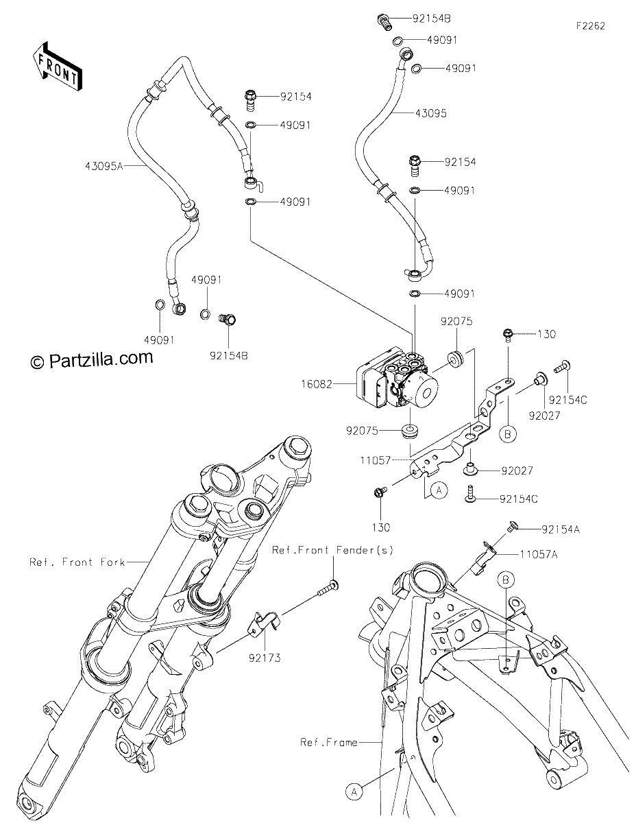 Diagrama de BRAKE PIPING