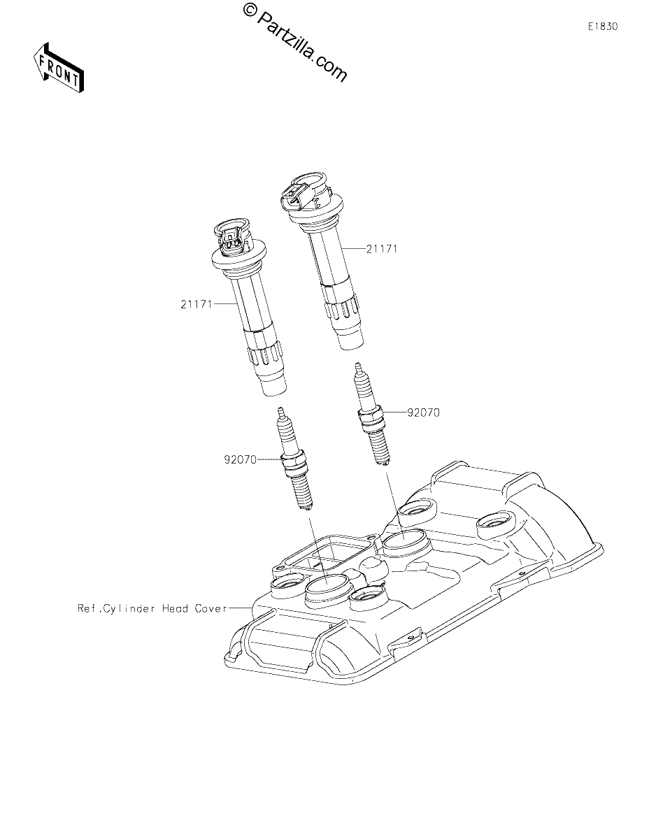 Diagrama de IGNITION SYSTEM
