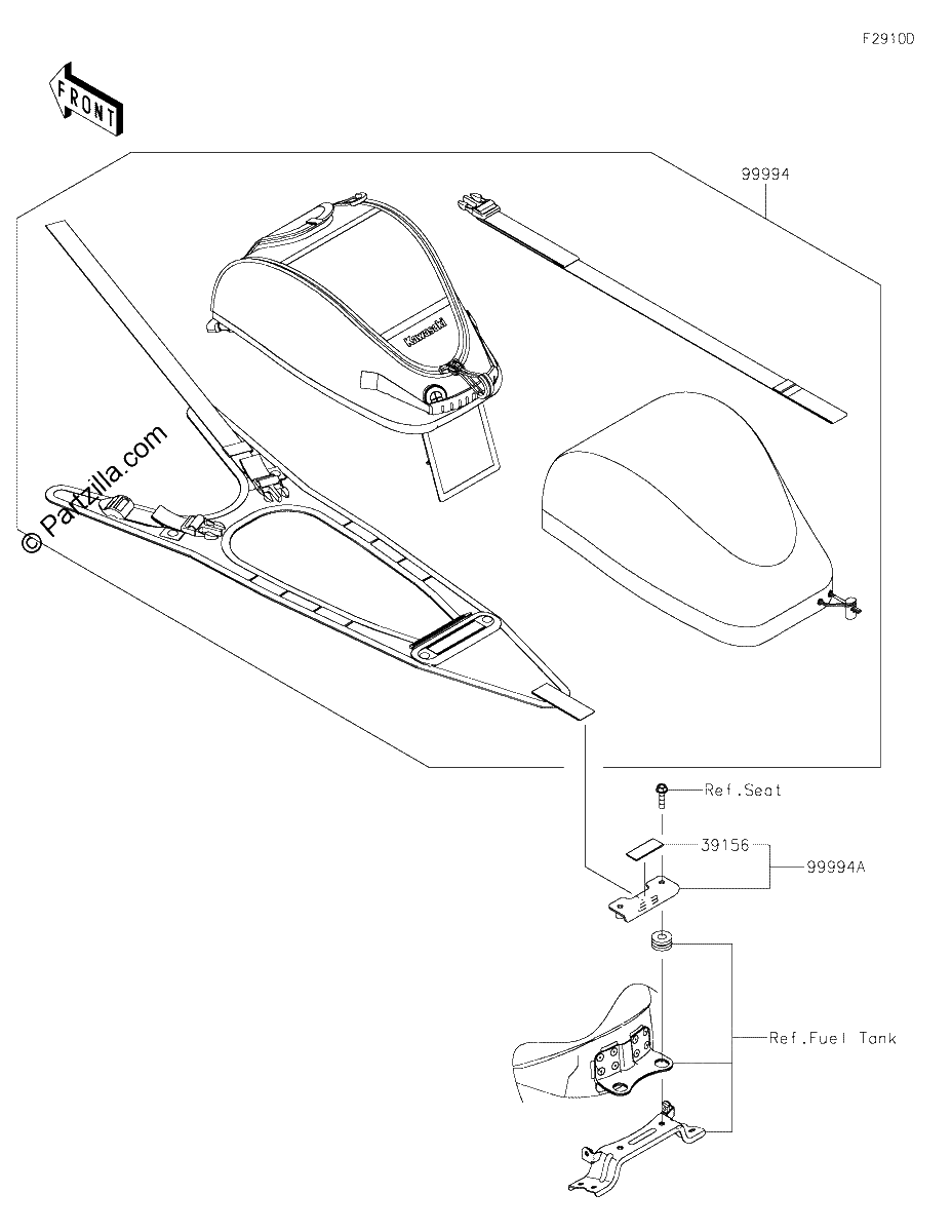 Diagrama de ACCESSORY TANK BAG