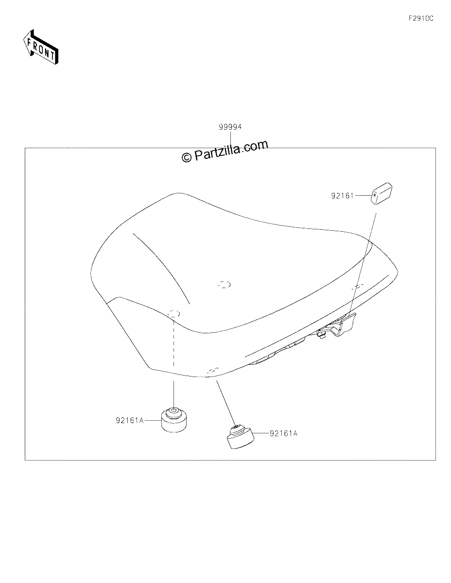 Diagrama de ACCESSORY HIGH SEAT