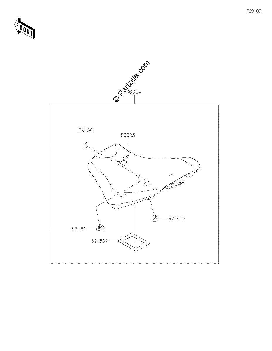 Diagrama de ACCESSORY LOW SEAT