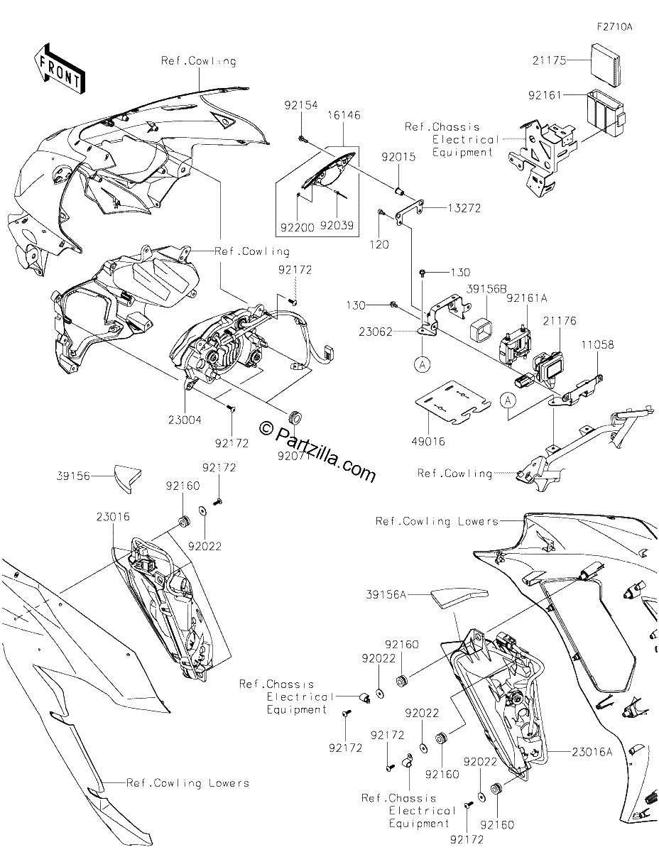 Diagrama de HEADLIGHT S RPFNN RPFNL