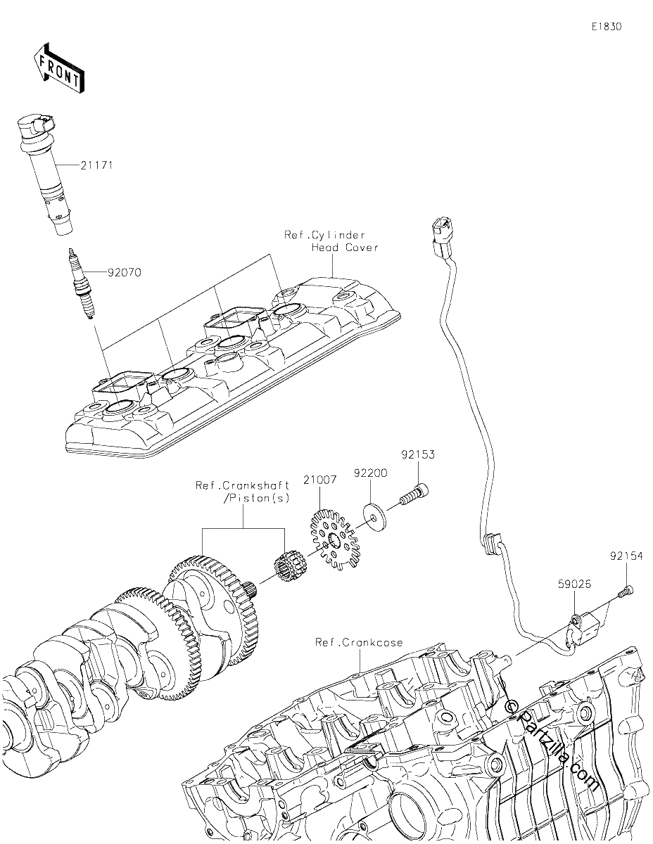 Diagrama de IGNITION SYSTEM