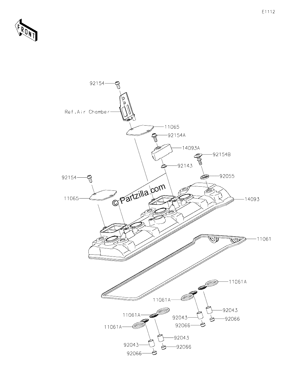 Diagrama de CYLINDER HEAD COVER