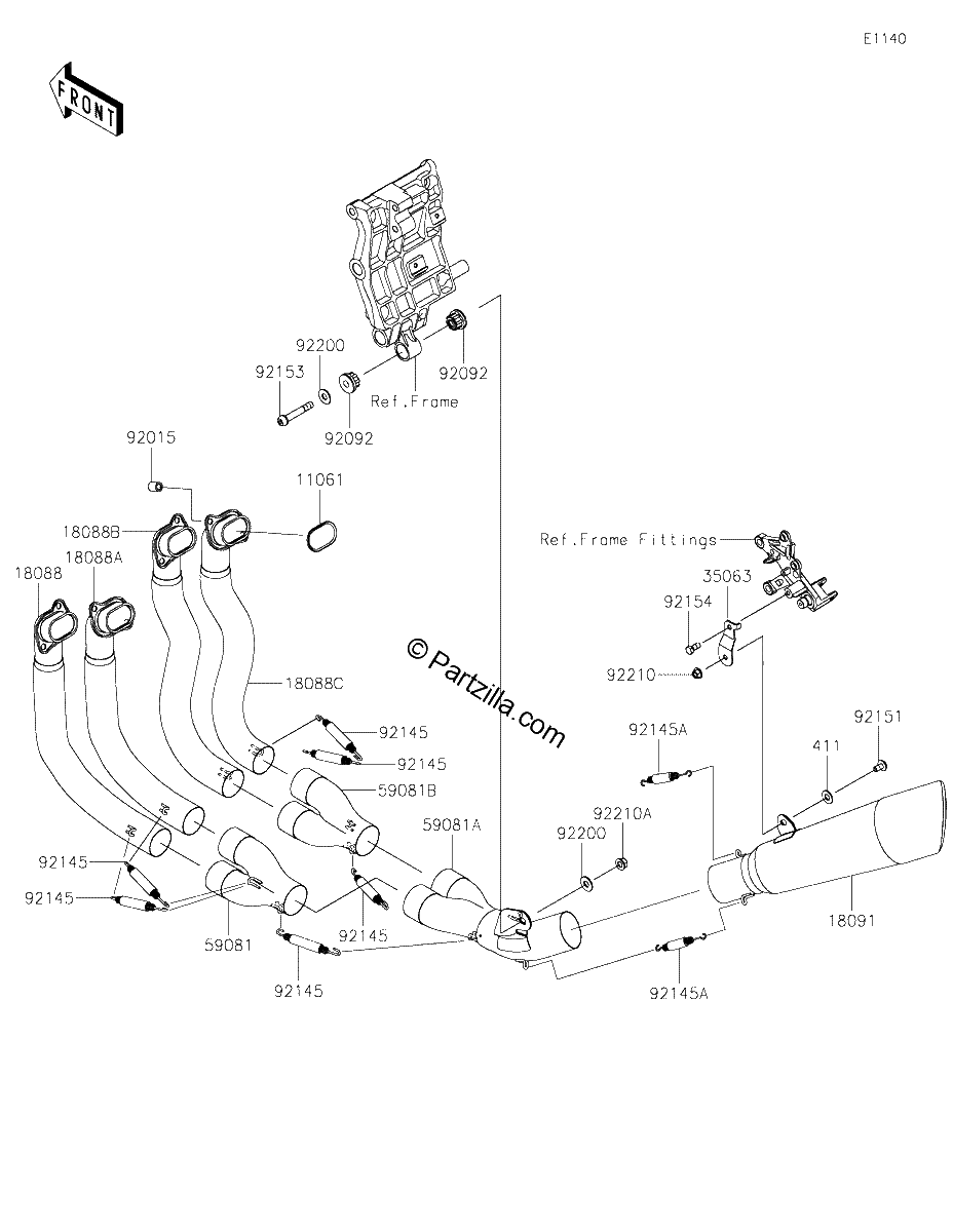 Diagrama de MUFFLER S