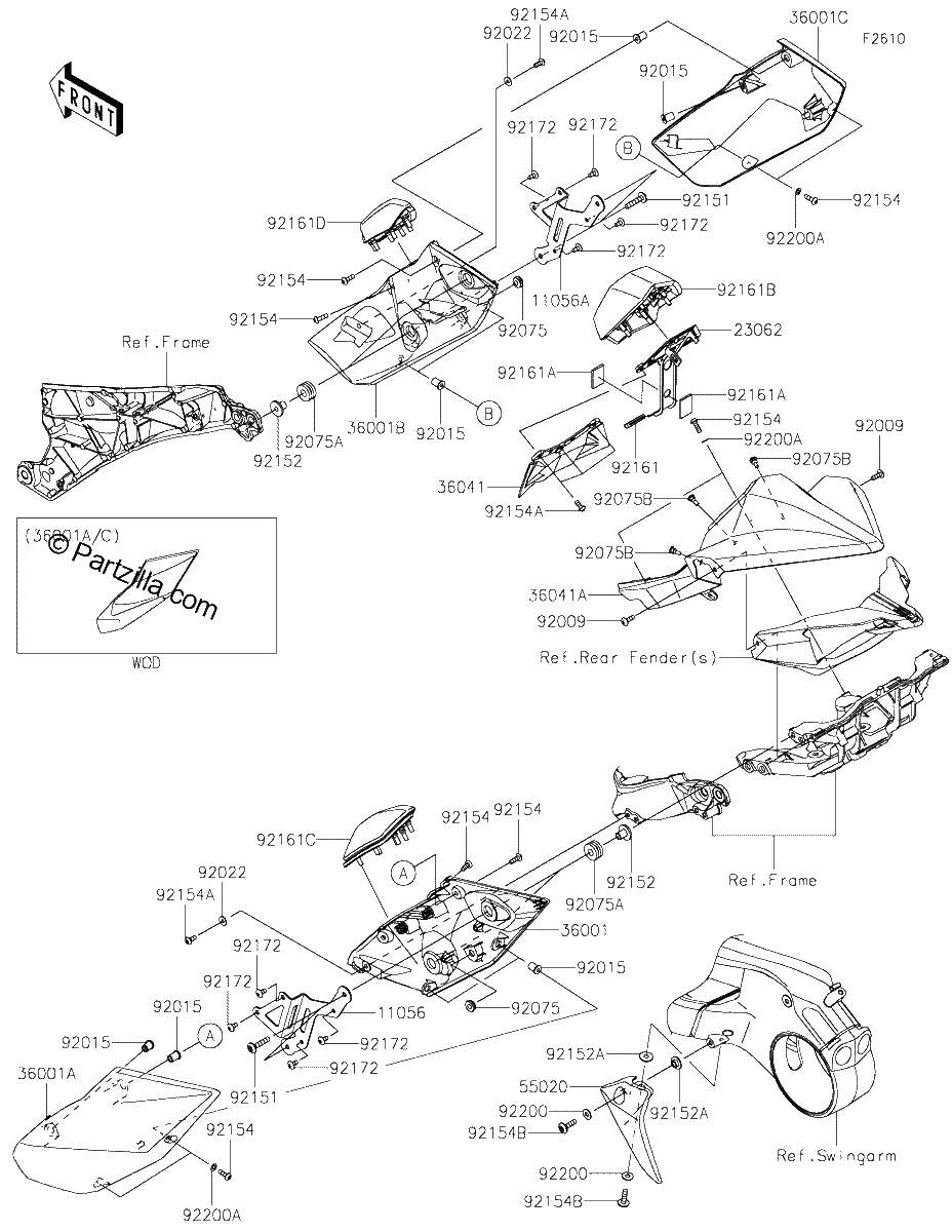 Diagrama de SIDE COVERS CHAIN COVER