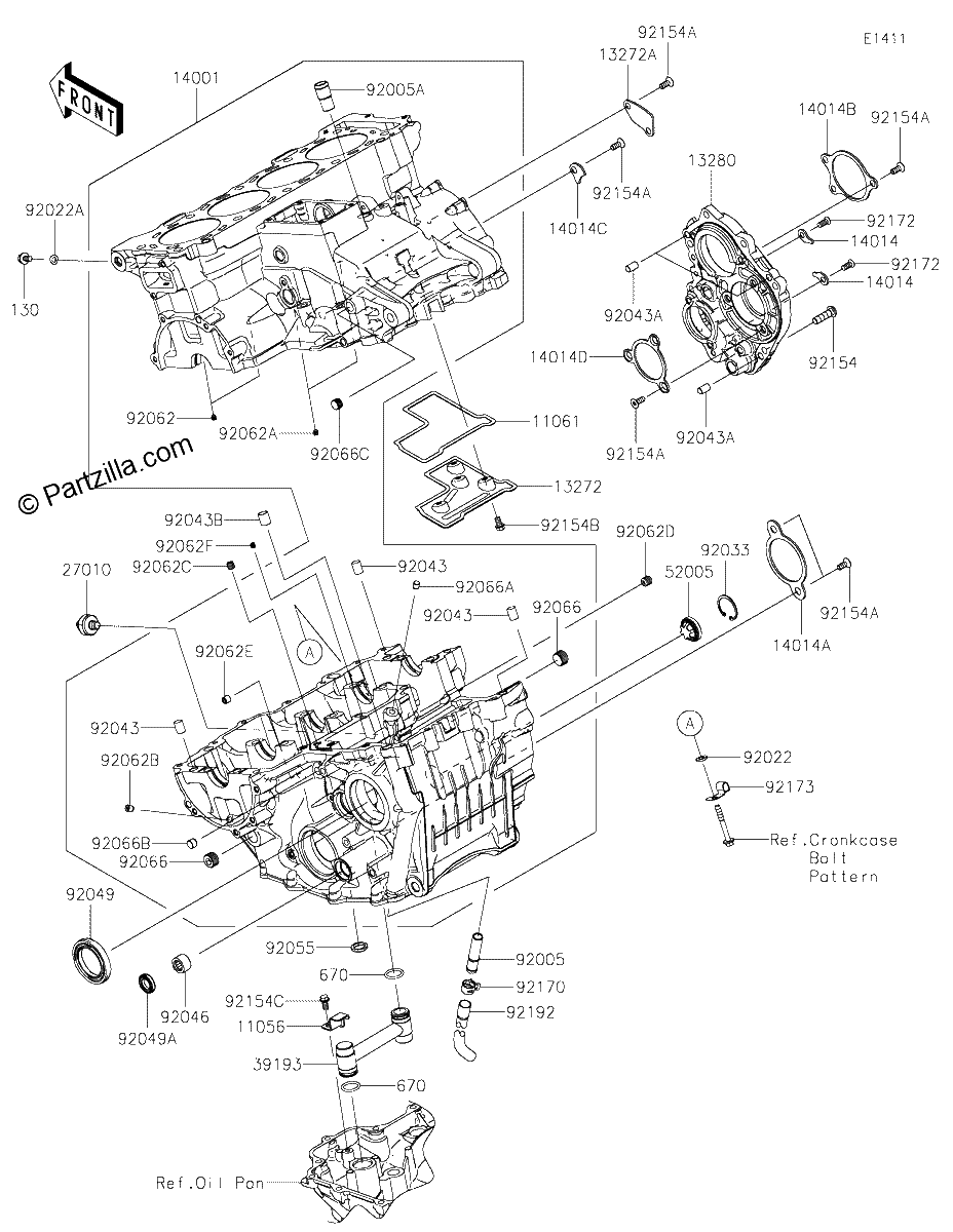 Diagrama de CRANKCASE