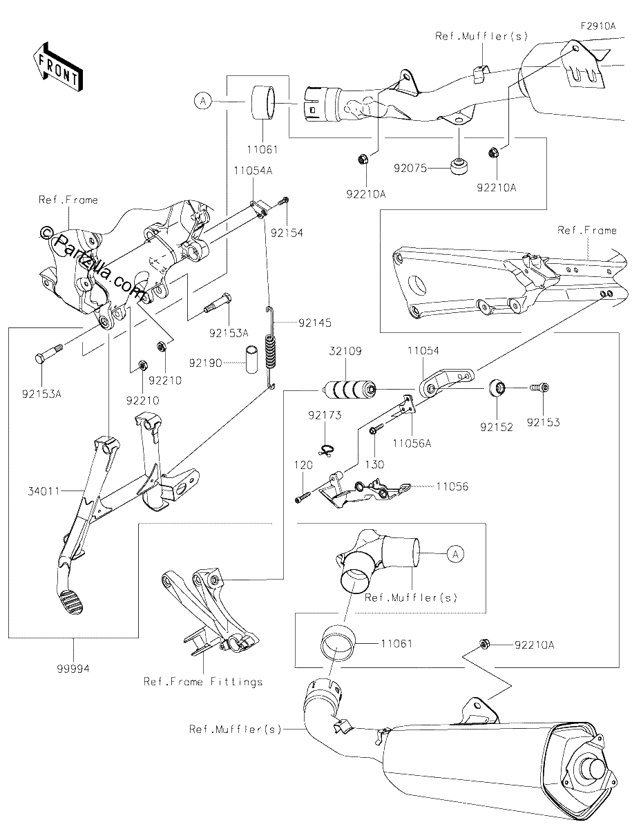 Diagrama de ACCESSORY CENTER STAND