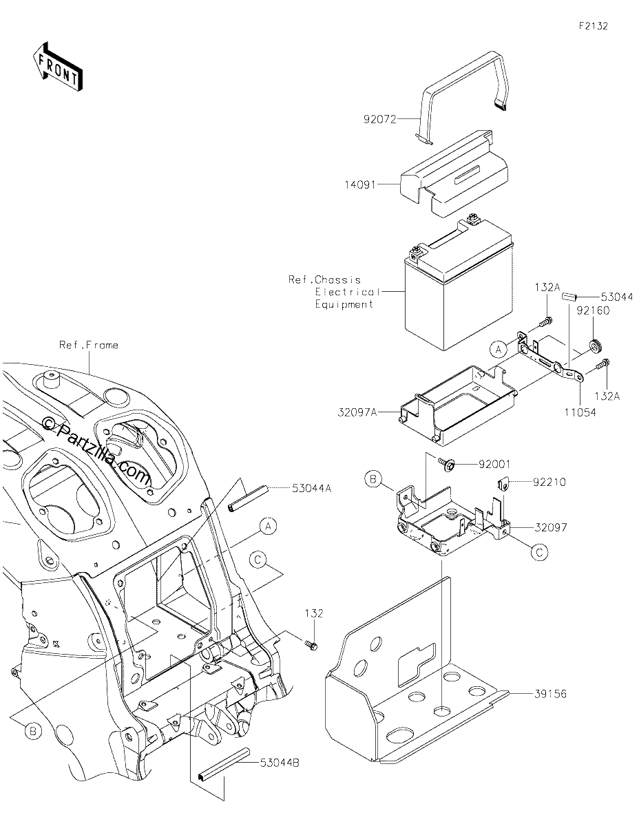 Diagrama de BATTERY CASE