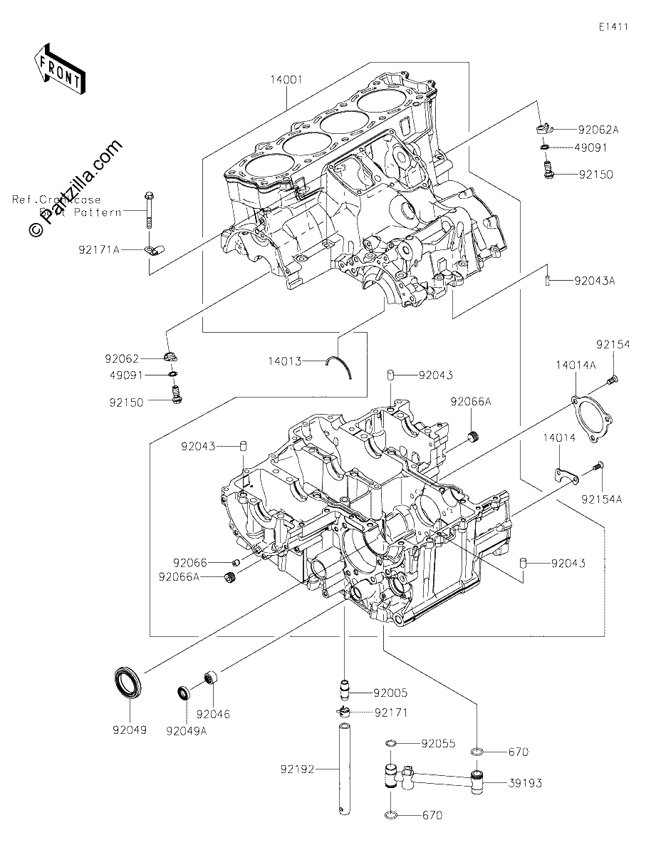 Diagrama de CRANKCASE