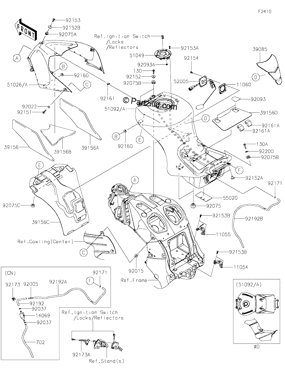 Diagrama de FUEL TANK
