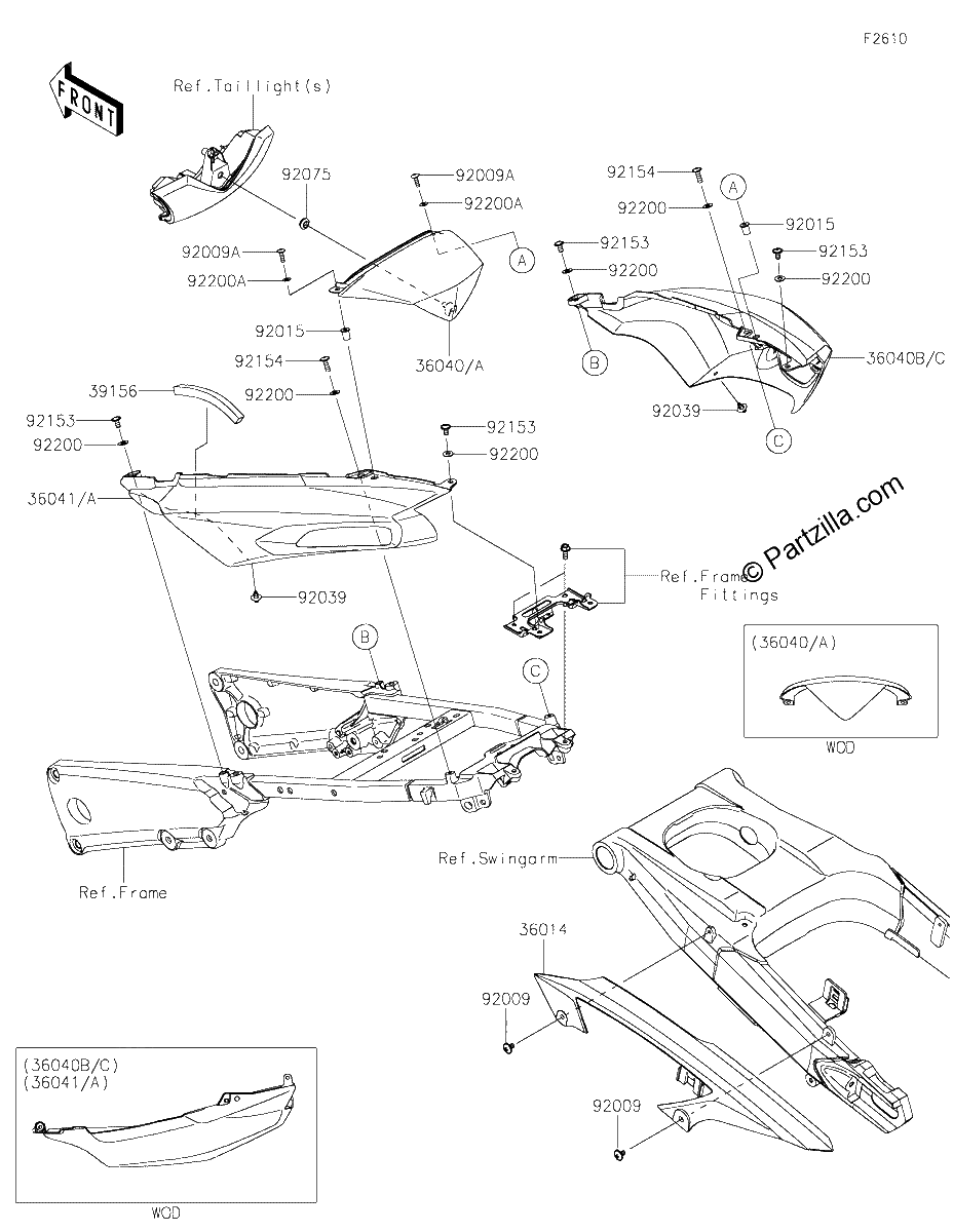 Diagrama de SIDE COVERS CHAIN COVER