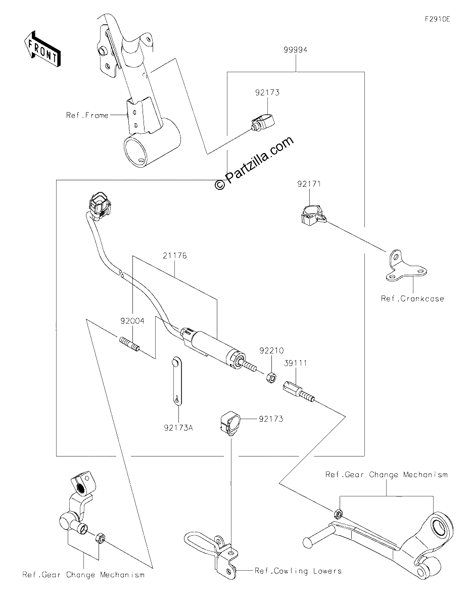 Diagrama de ACCESSORY QUICK SHIFTER