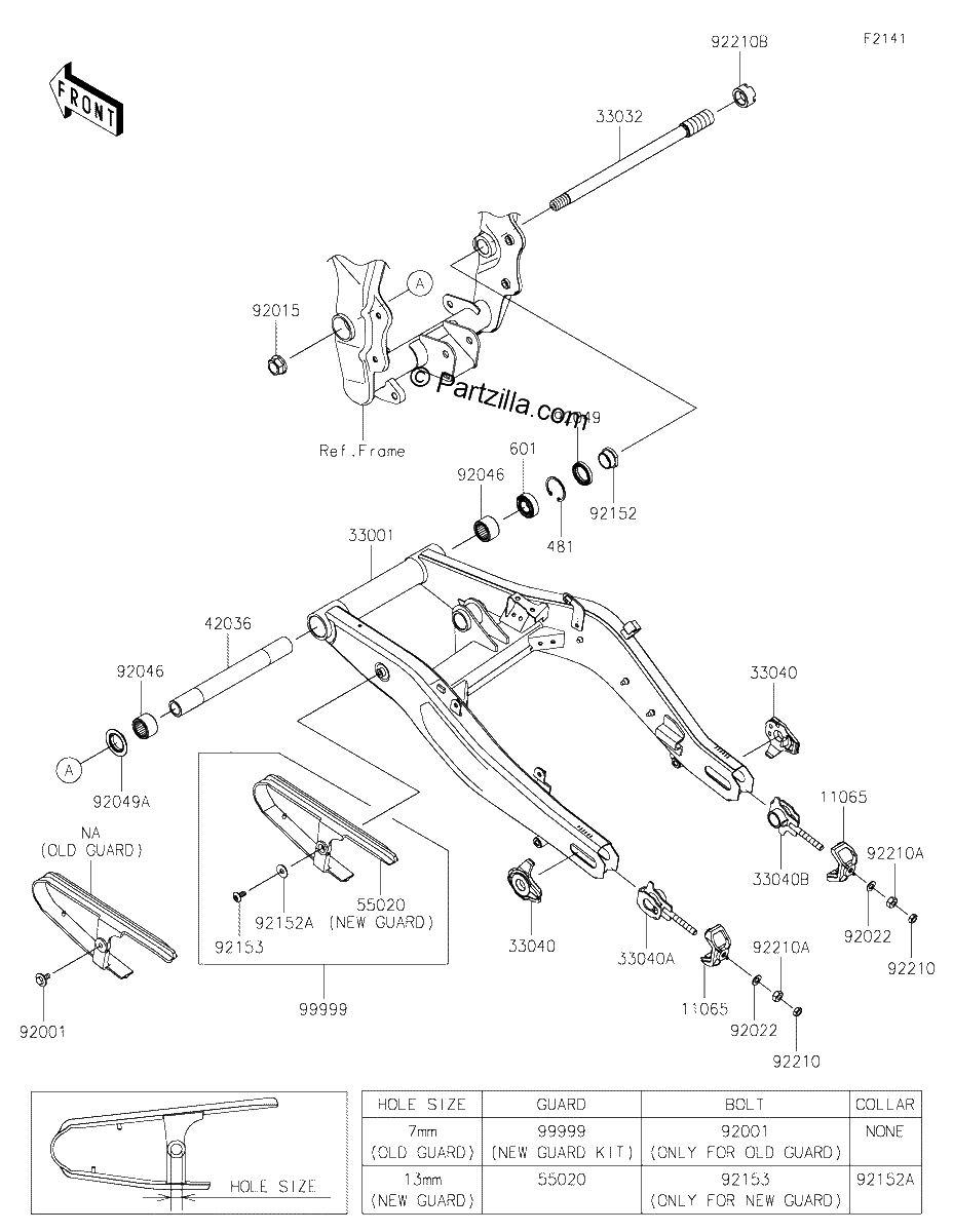 Diagrama de SWINGARM
