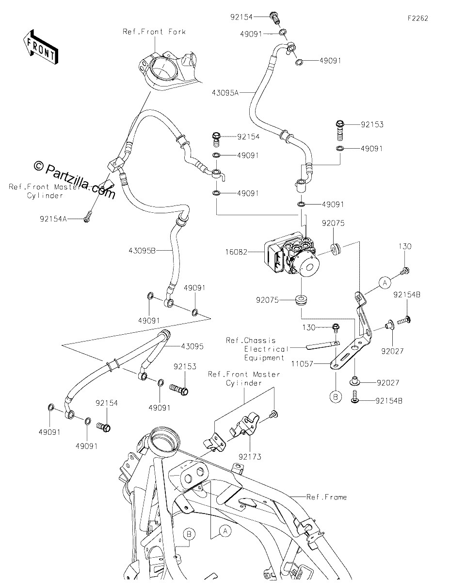 Diagrama de BRAKE PIPING
