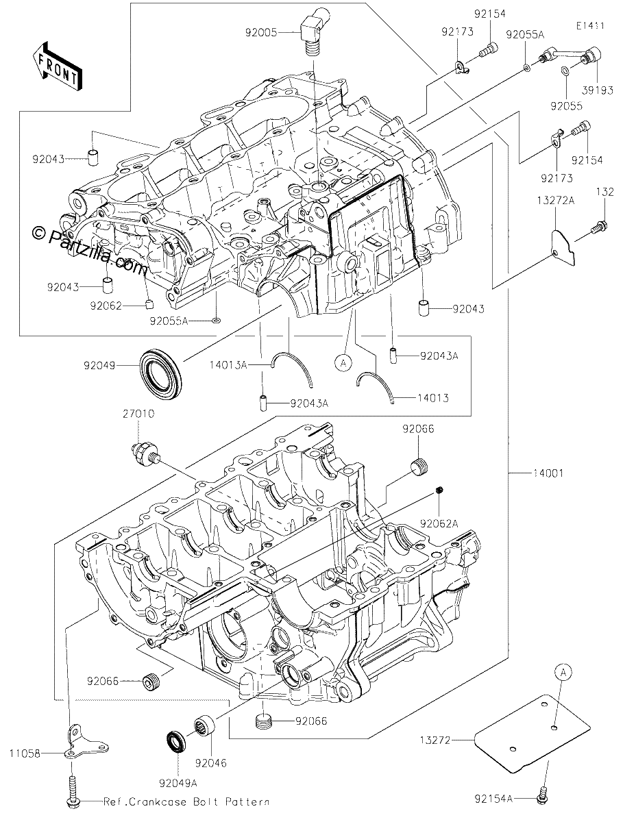 Diagrama de CRANKCASE